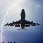 Why does lightning not affect the plane when flying