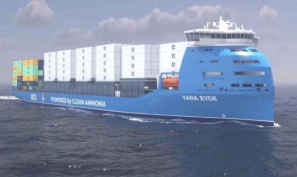 The world's first container ship to run on ammonia